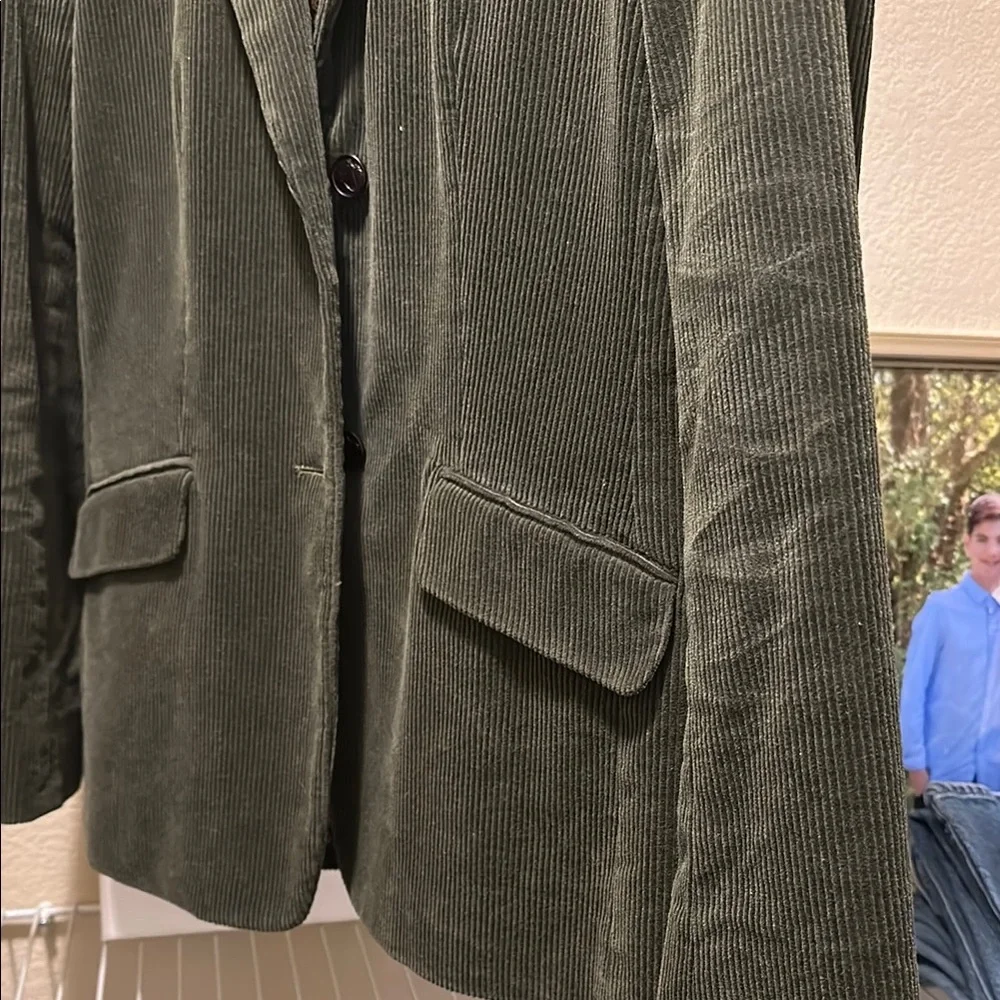Brooks Brothers Olive Green Corduroy Blazer - Picture 3 of 8